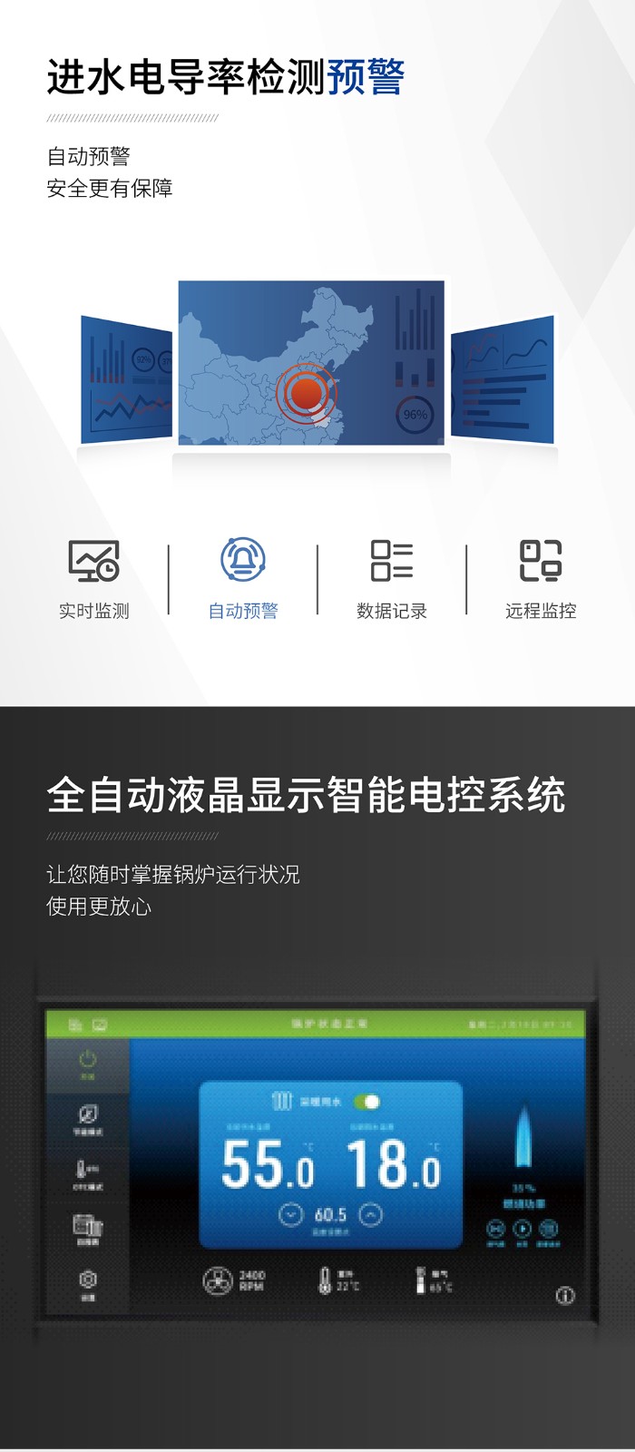 电蒸汽发生器特点